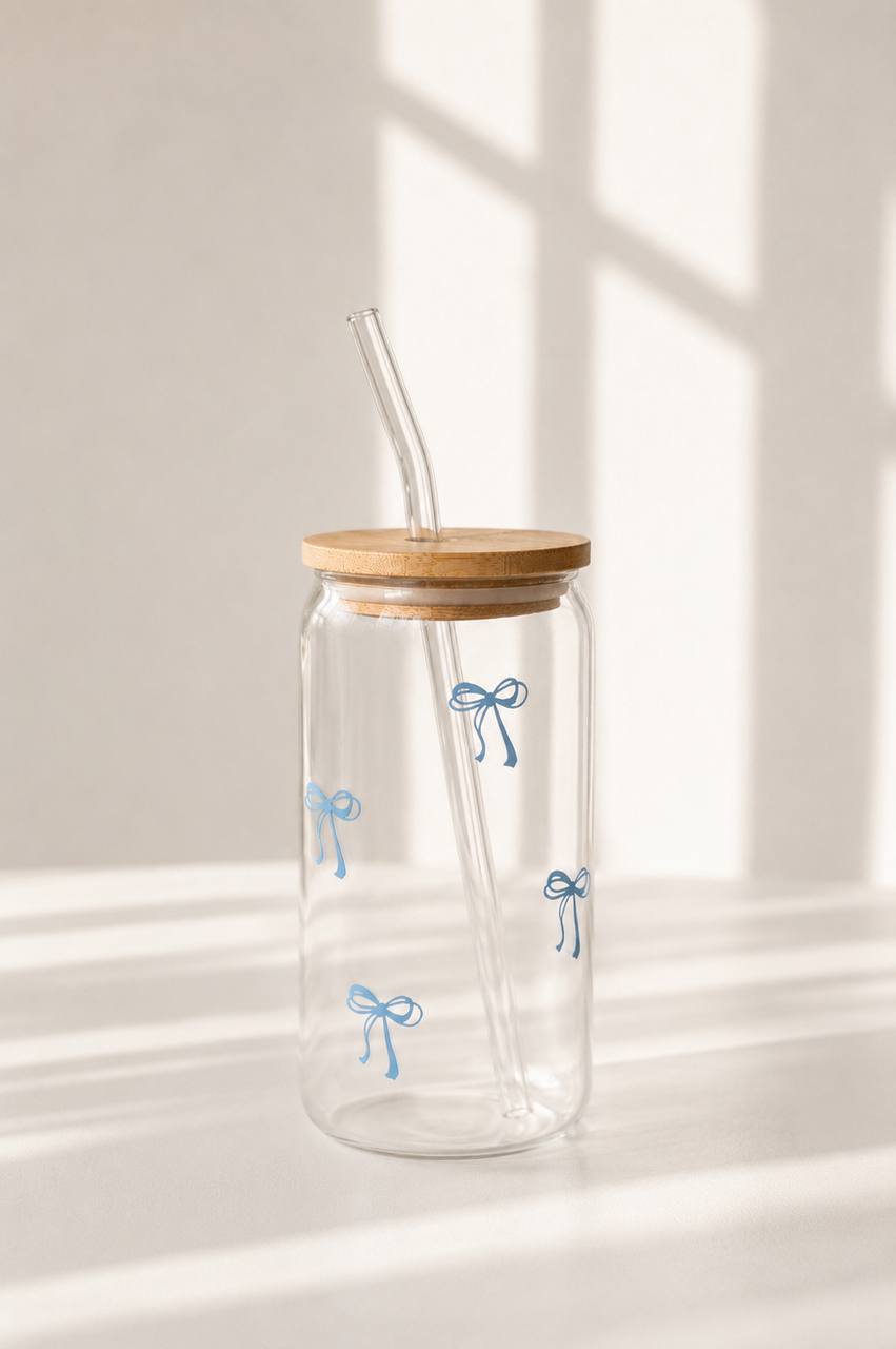 Bows Glass Cup